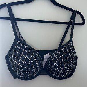 Black Embellished Bra